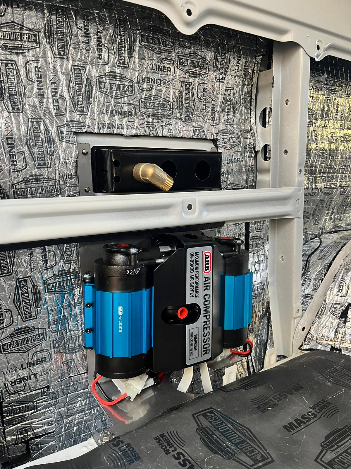 Troopcarrier compressor brackets