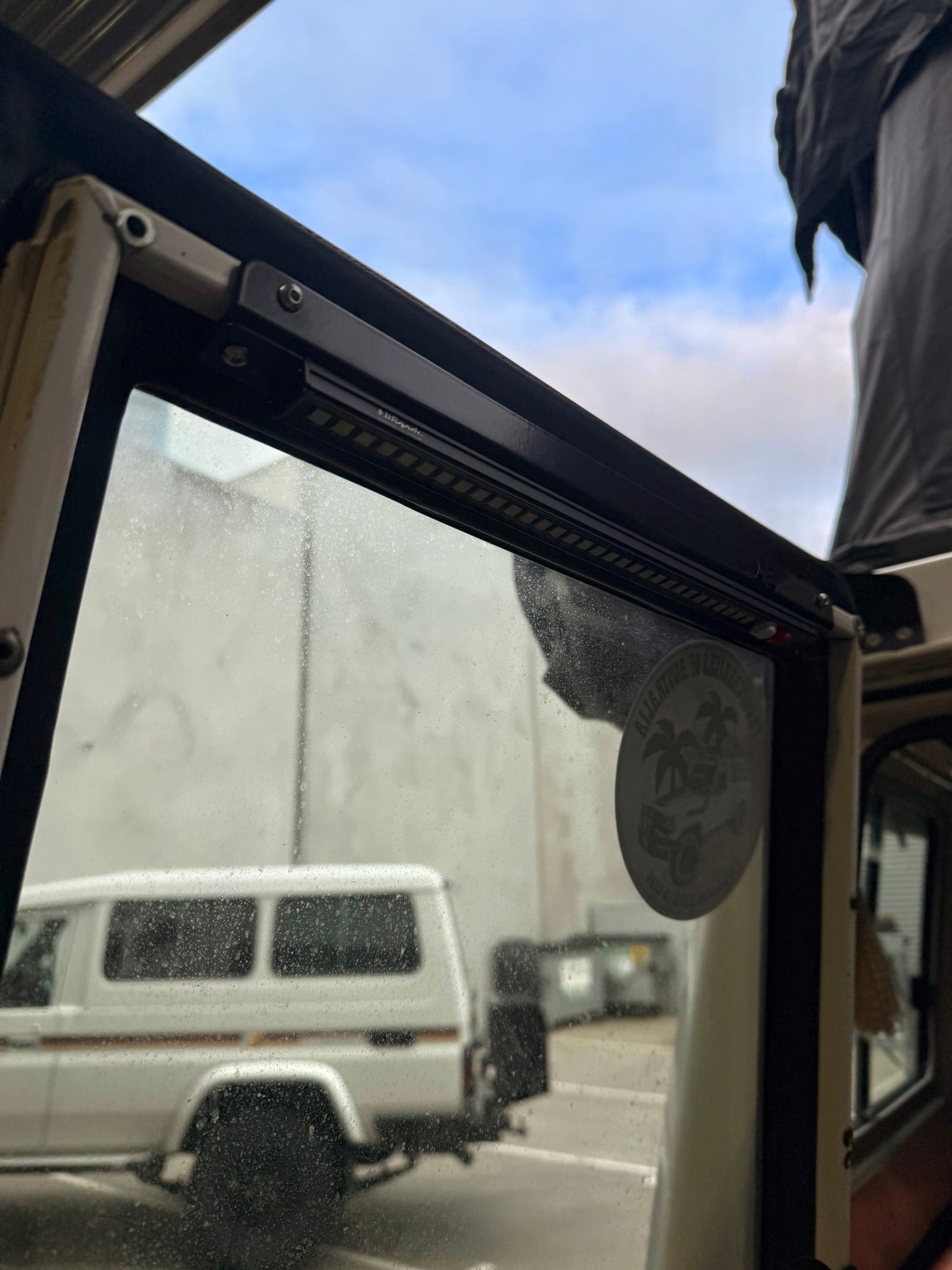 Rear door light mounts