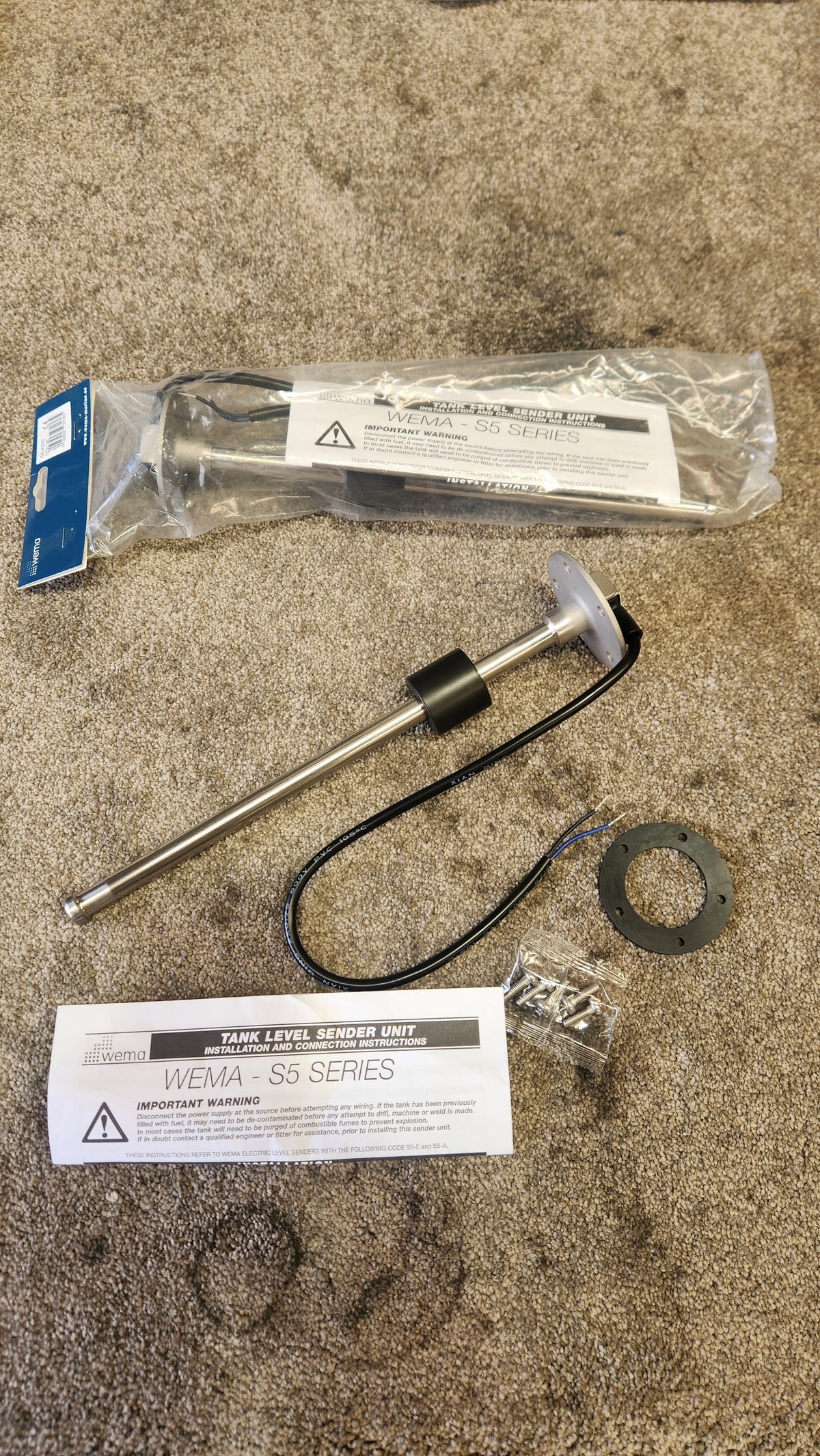 WEMA 300mm tank level sender for Ark Earth water tanks
