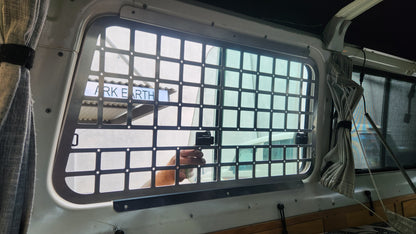 Rear side window Molle panels