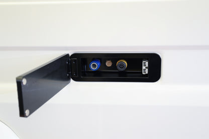 70 Series utility vent panel with fittings and cover