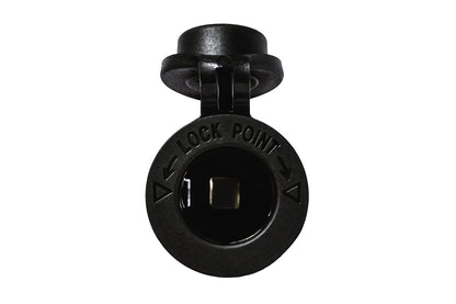 ALLSPARK SOCKET - BLACK 12-24V DC CIG SOCKET