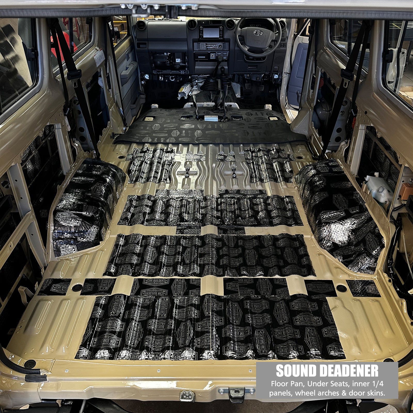 Carbuilders Troopy Sound Deadening Pack