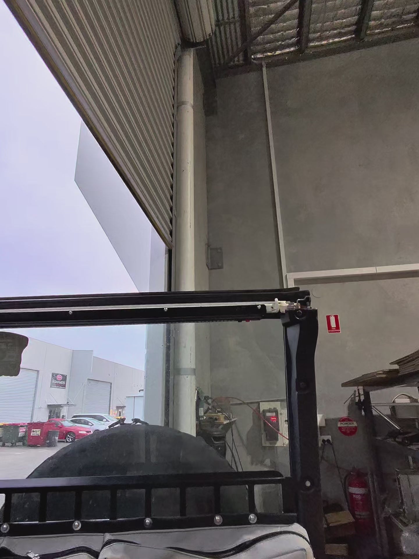 Rear door light mounts