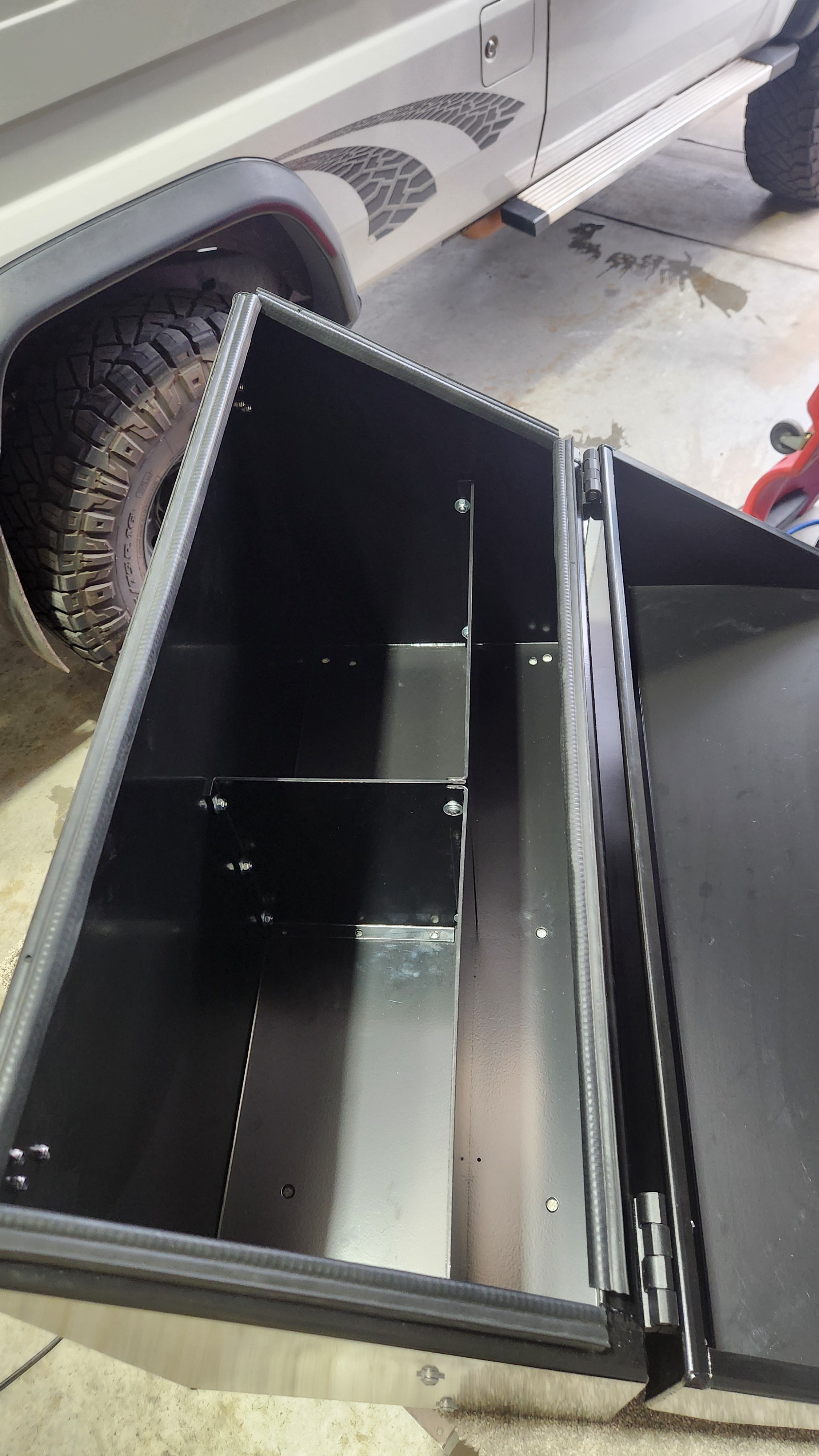 Rear Bar Storage box (twin jerry can with storage)